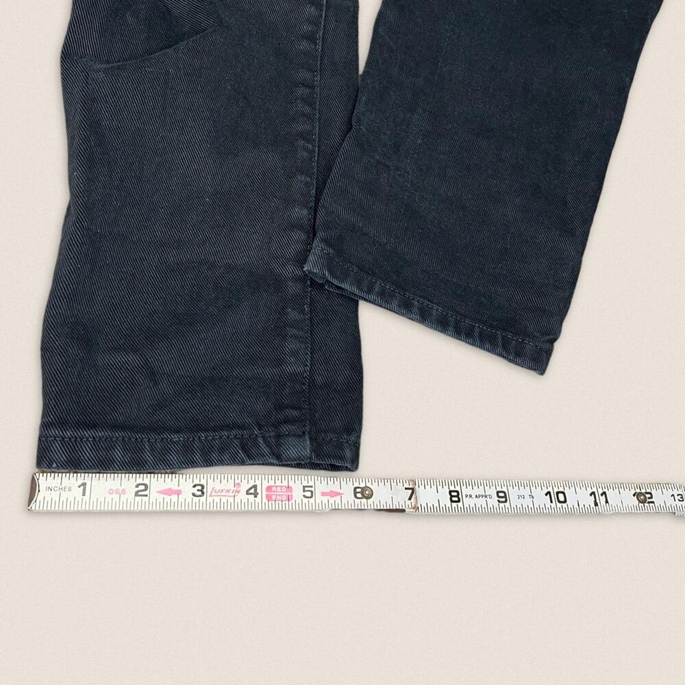 Vintage 90s Calvin Klein Black Jeans Short Petite - Size 28 x 27.5 - Picture 8 of 8